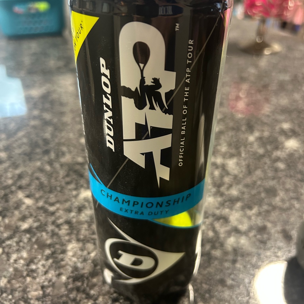 Atp Championship Tennis Balls  BlackBlue
